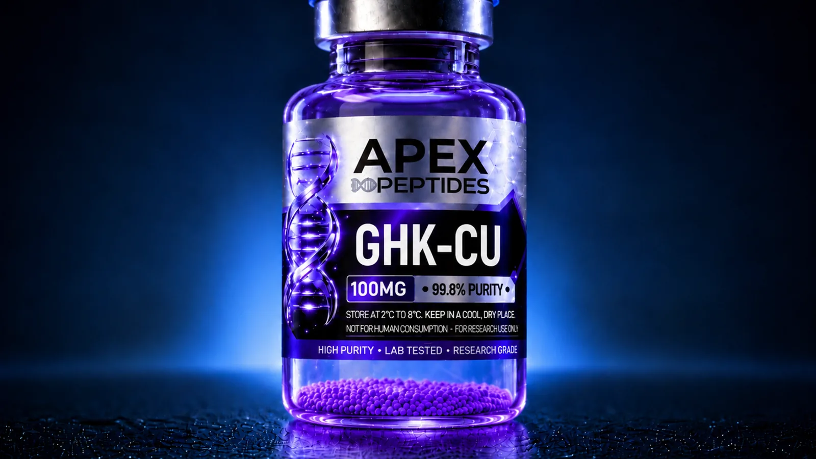 ghk cu apex peptides GLOW 70mg · GHK-CU - Research Peptide -