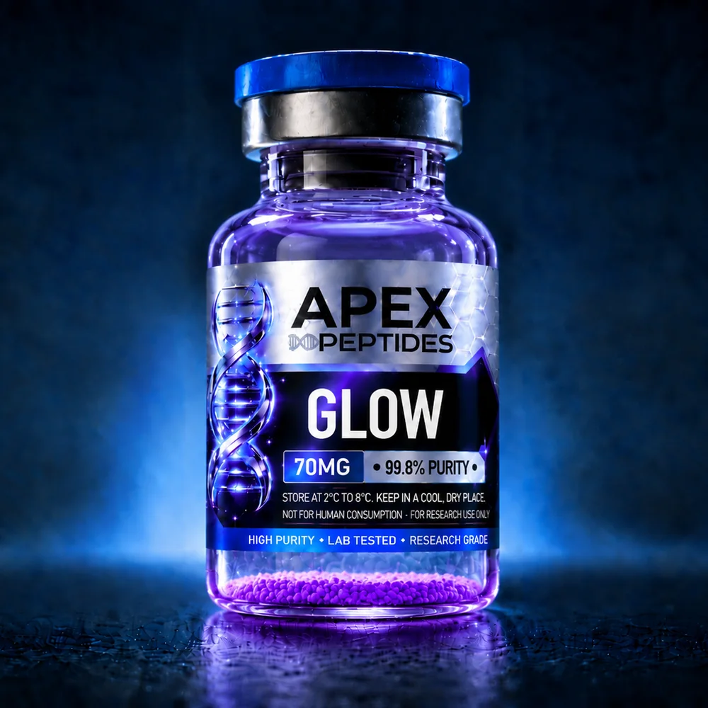 Apex Peptides GLOW 70mg research vial