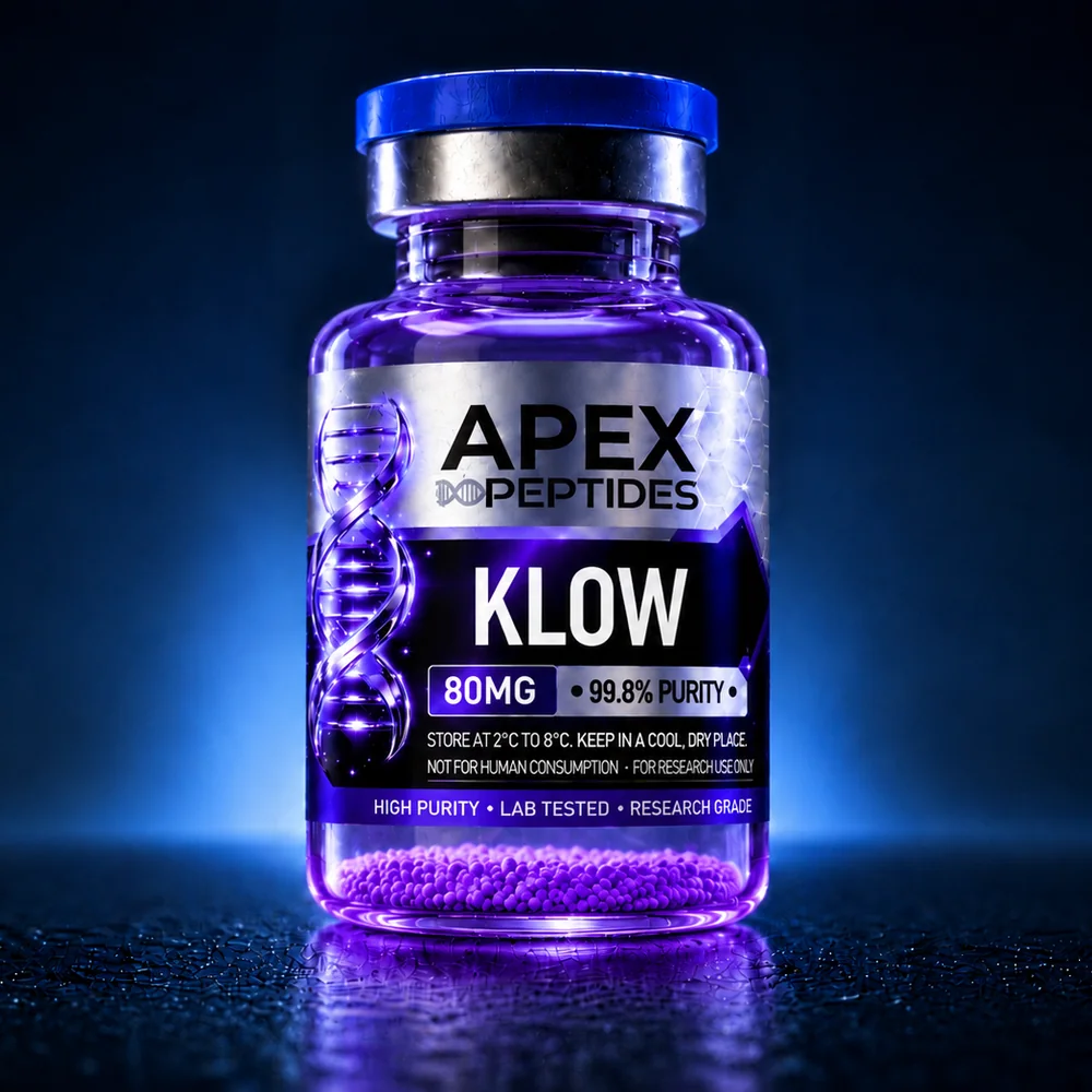 apex klow The two peptide blends everyone's asking about right now: +  Whether the goal is body support, energy, recovery, OR just feeling more like yourself again Buy KLOW Blend | Ultimate
