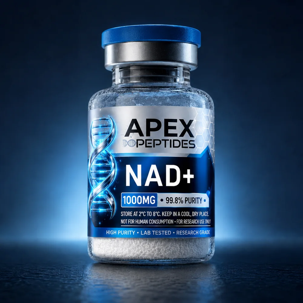 Apex Peptides NAD+ 1000mg research vial